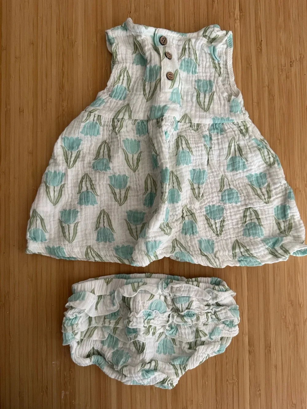 Rabbit + Bear Organic Bloomer Set